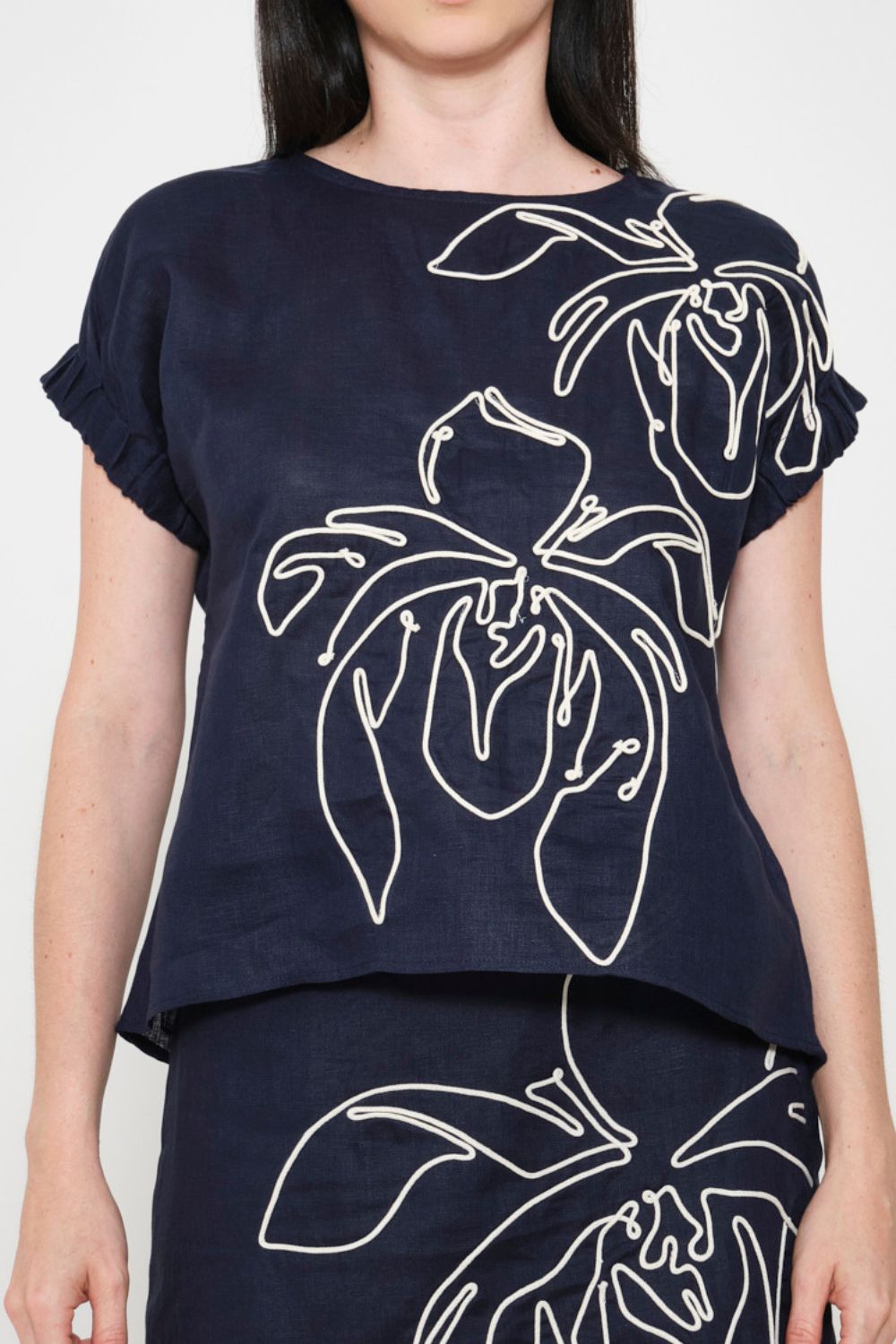 Blusa kumba azul navy