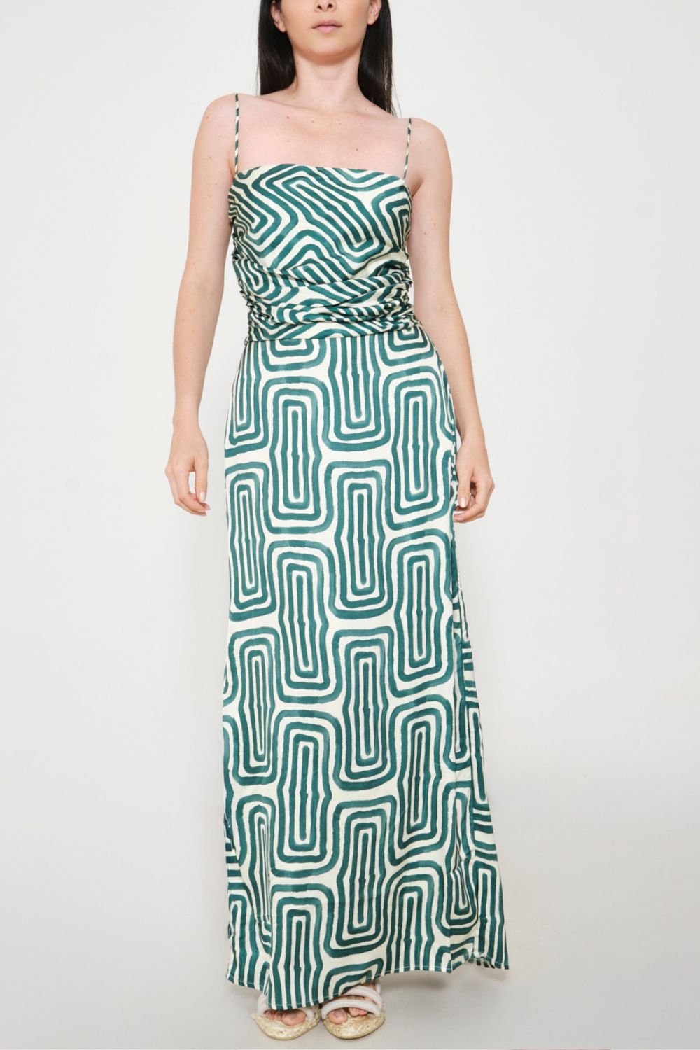 Vestido Zafira esmeralda