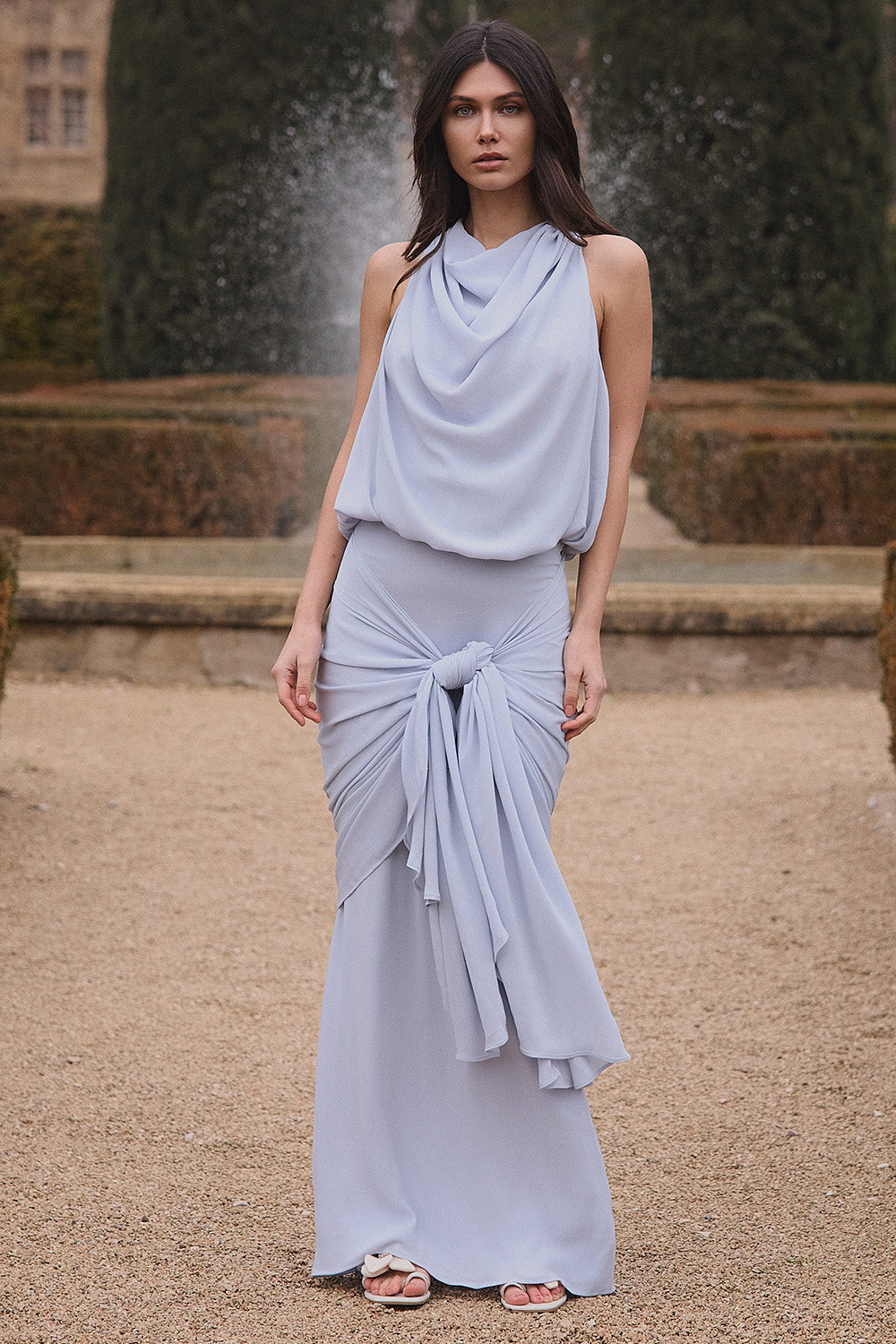 Blusa santa maría dusty blue