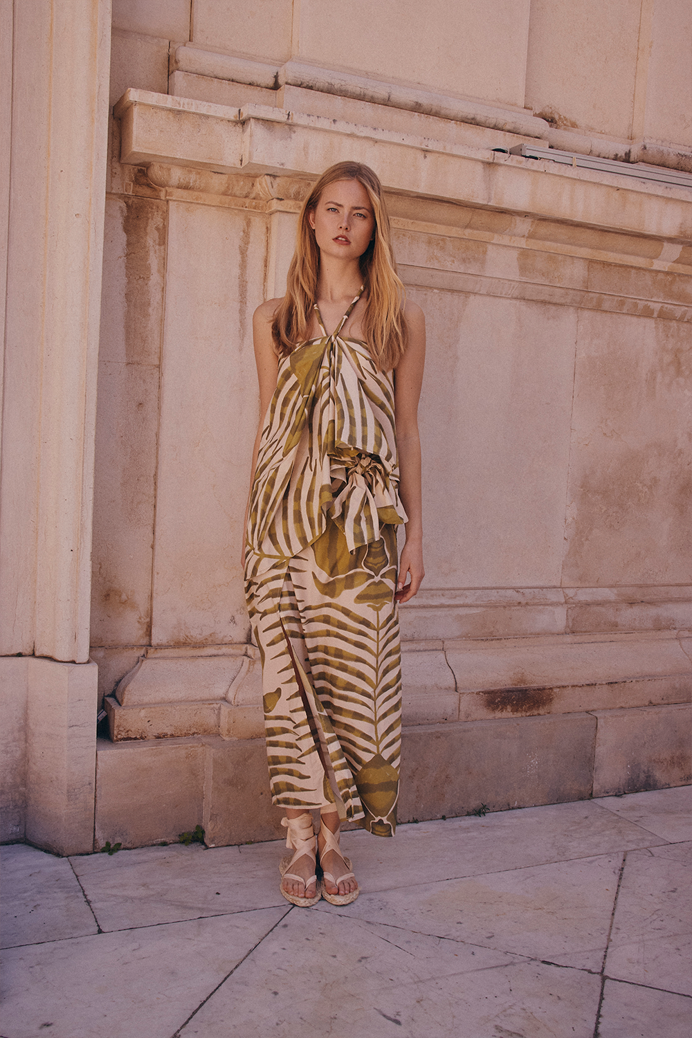 Falda sogno di mare pistacho