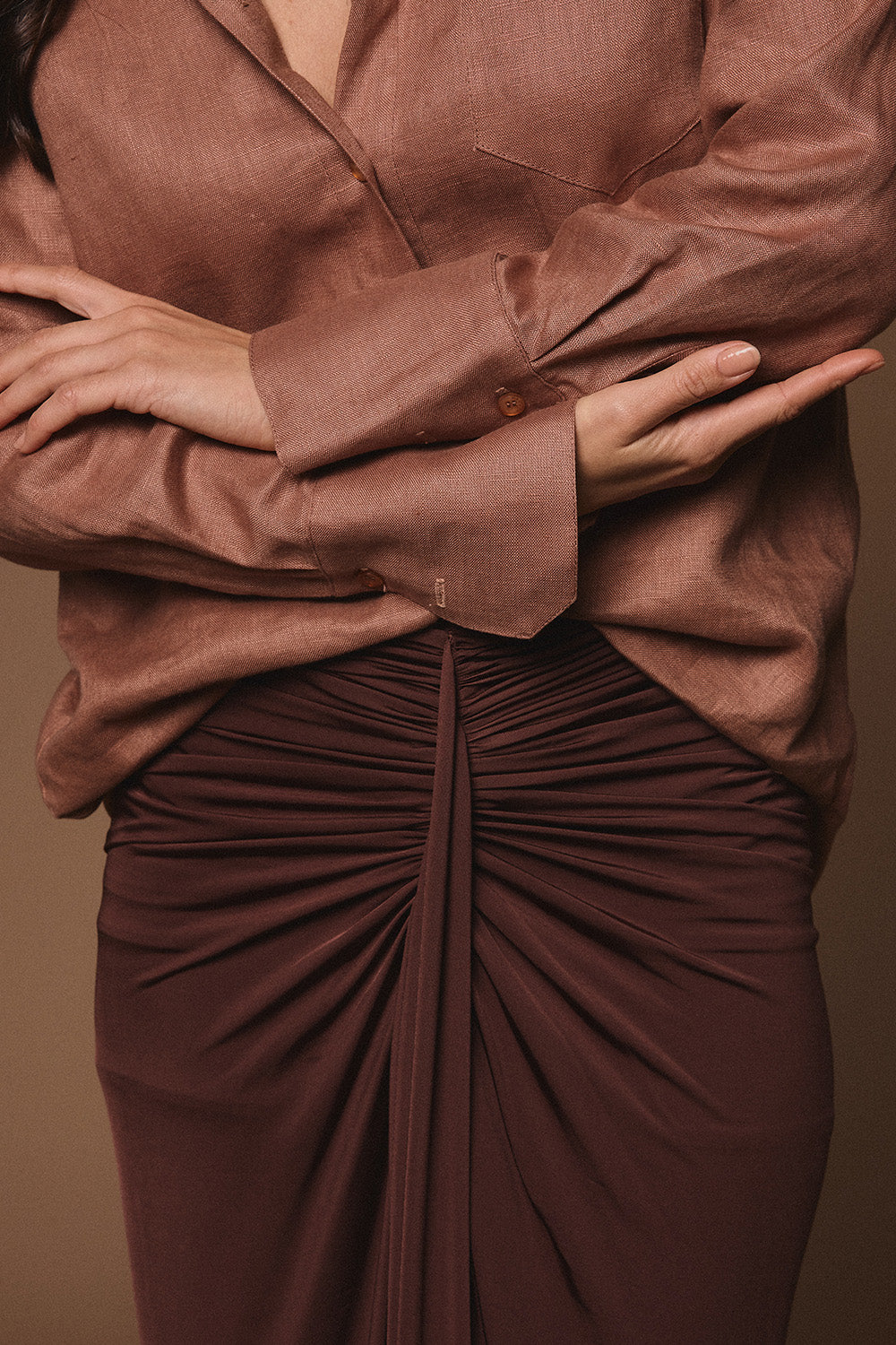 Camisa new giorgina mauve