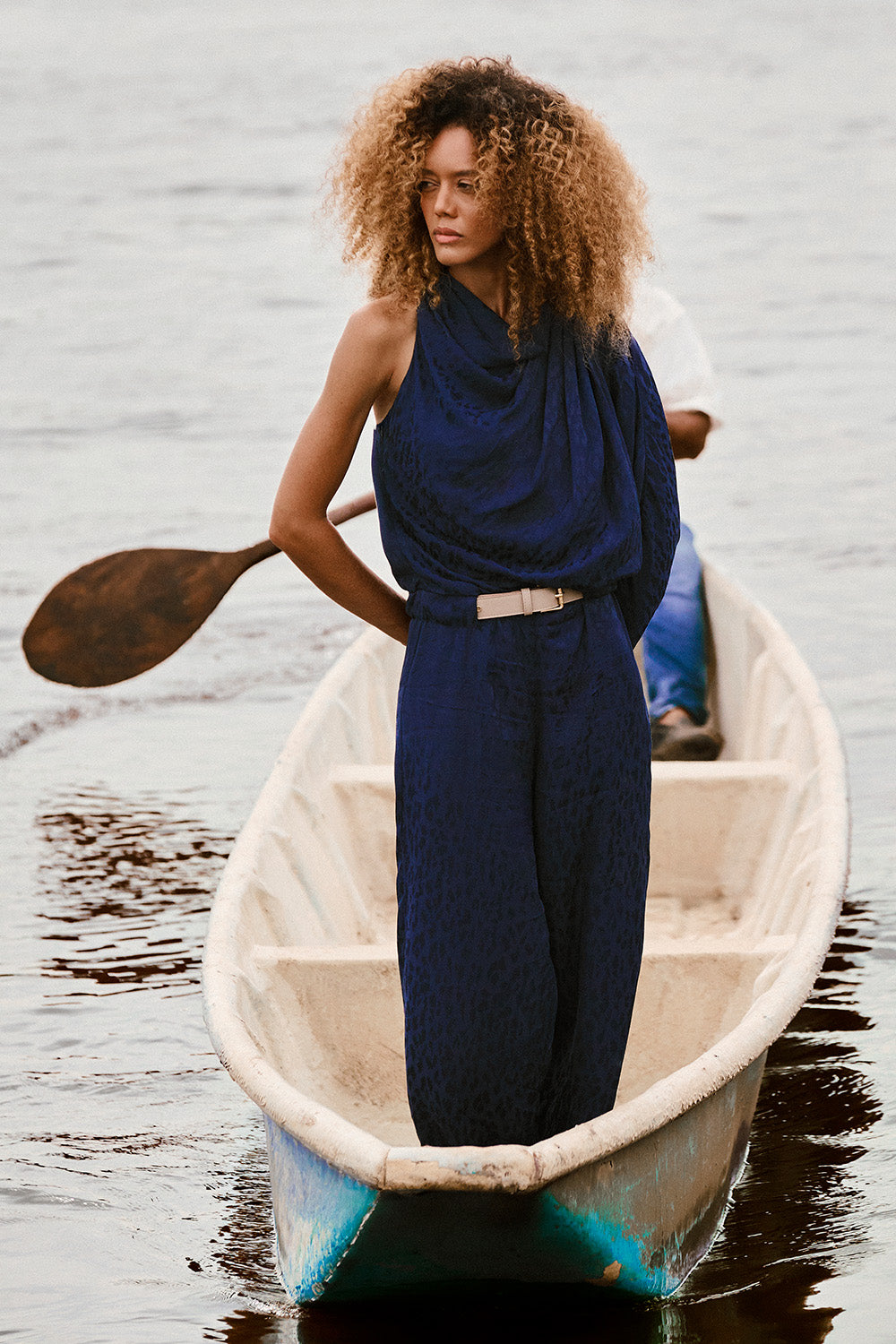 Enterizo tierra umbria azul navy