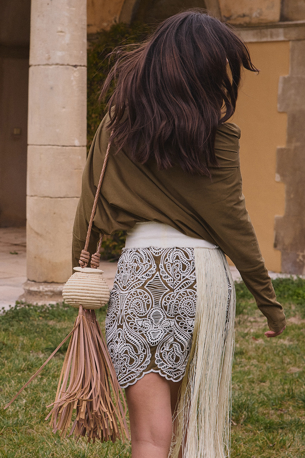 Blusa adelle verde oliva