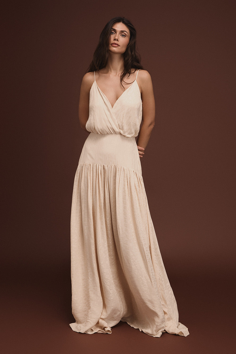 Vestido versalles peach