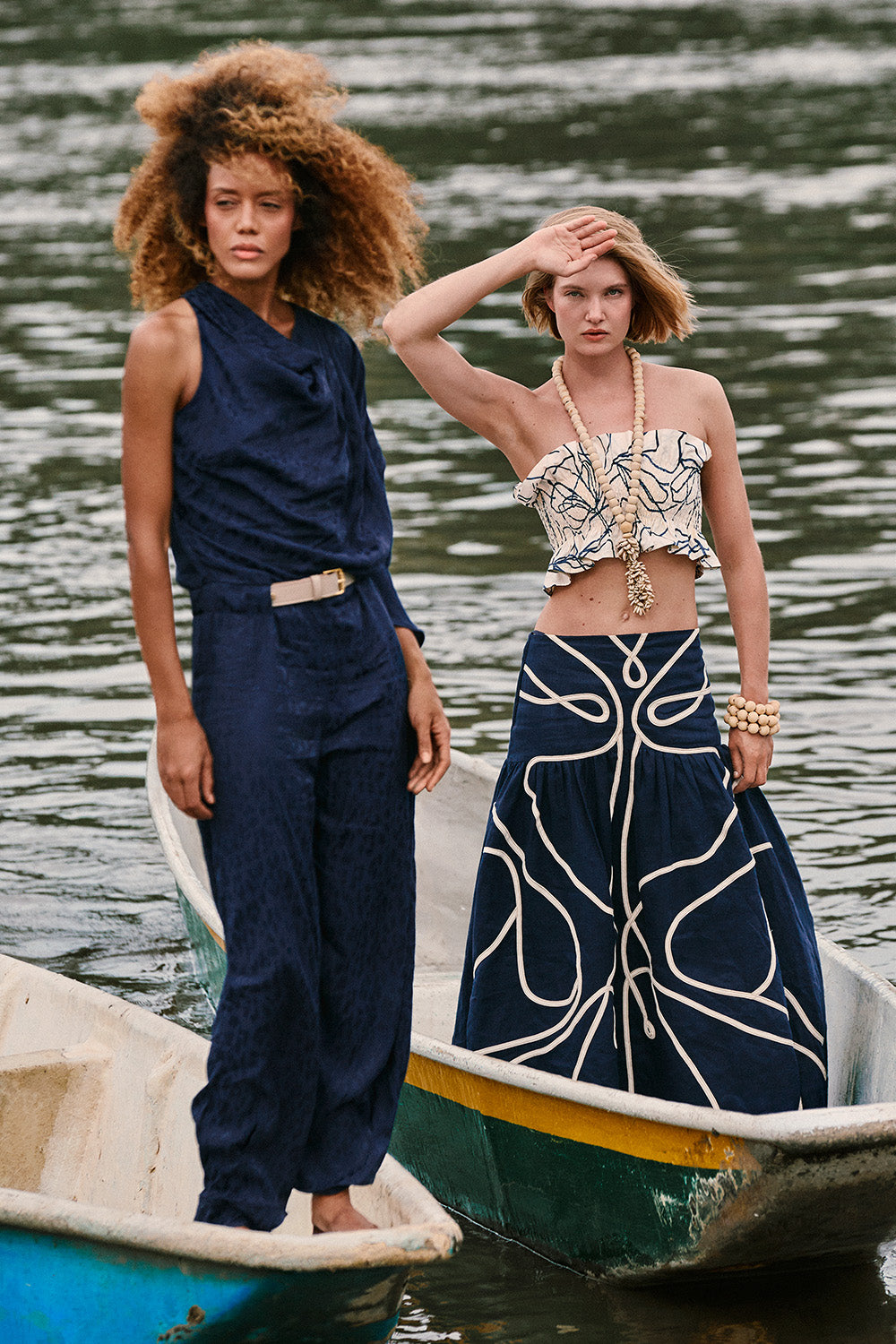 Enterizo tierra umbria azul navy