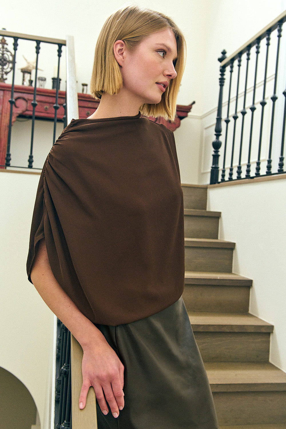 Blusa aura de jade brown