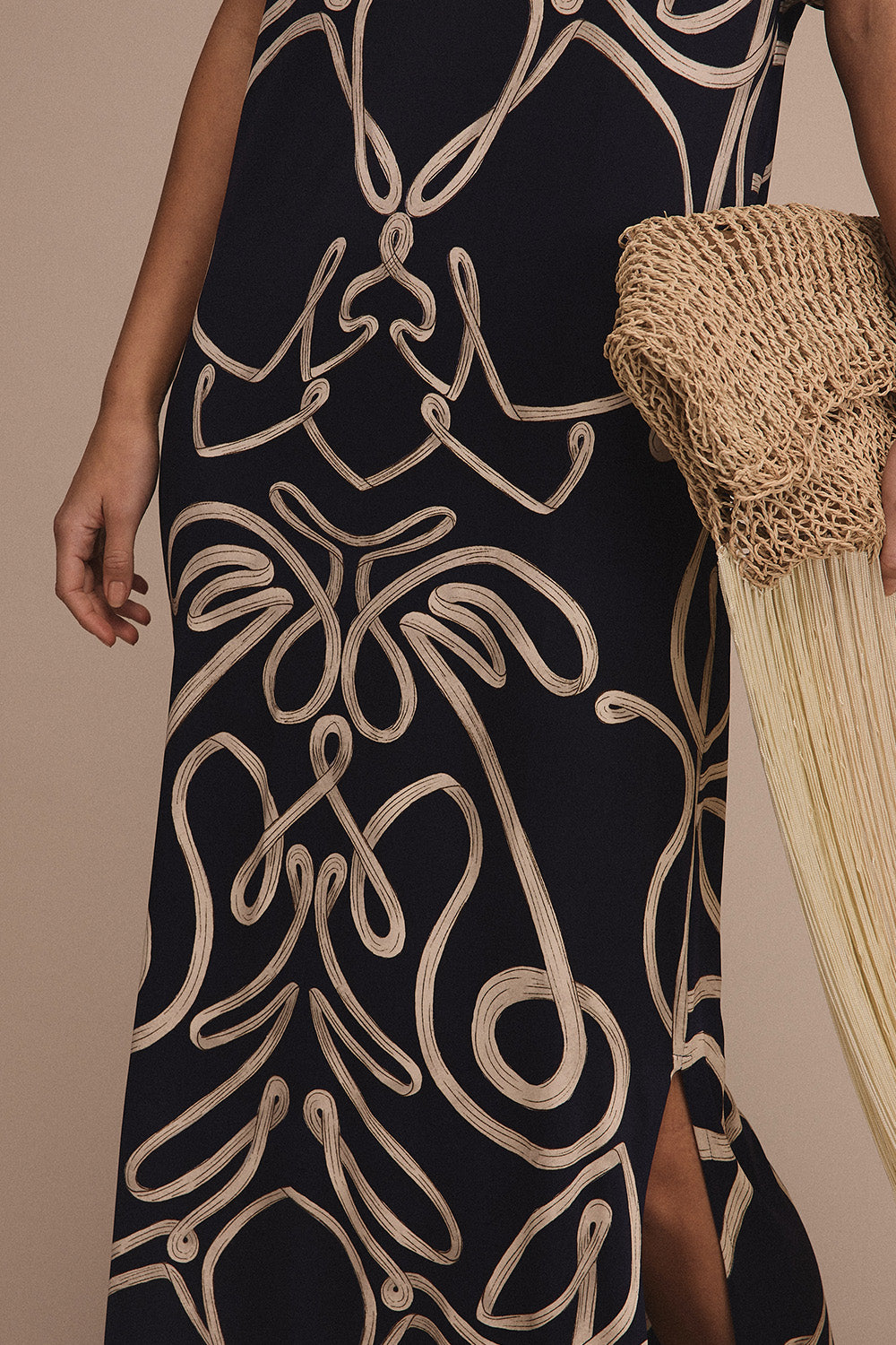 Vestido Rosedal azul Navy