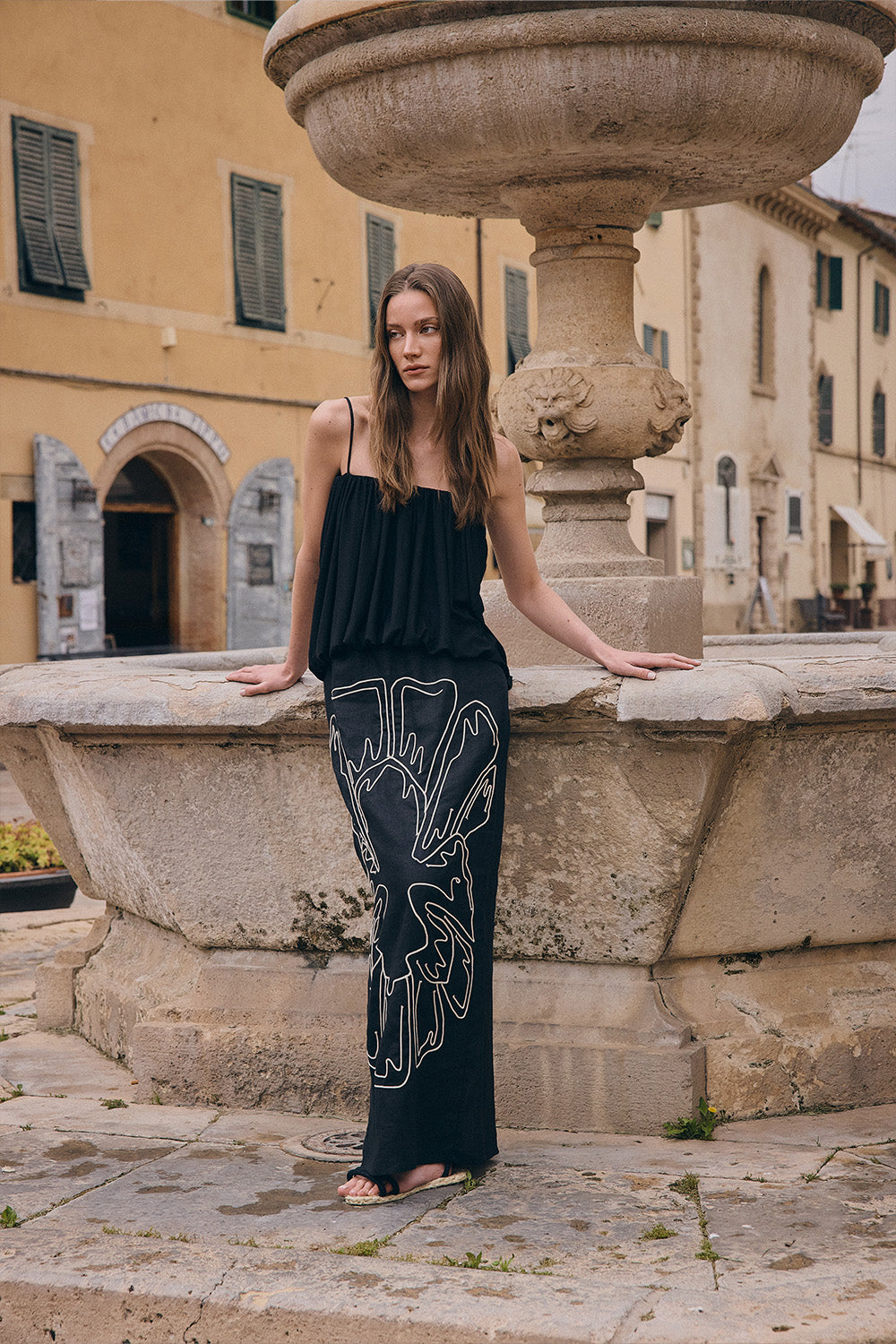 Vestido eviana negro