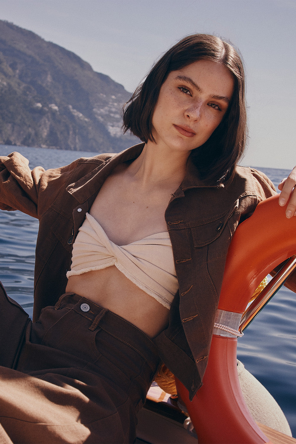 Chaqueta Cattleya coffee