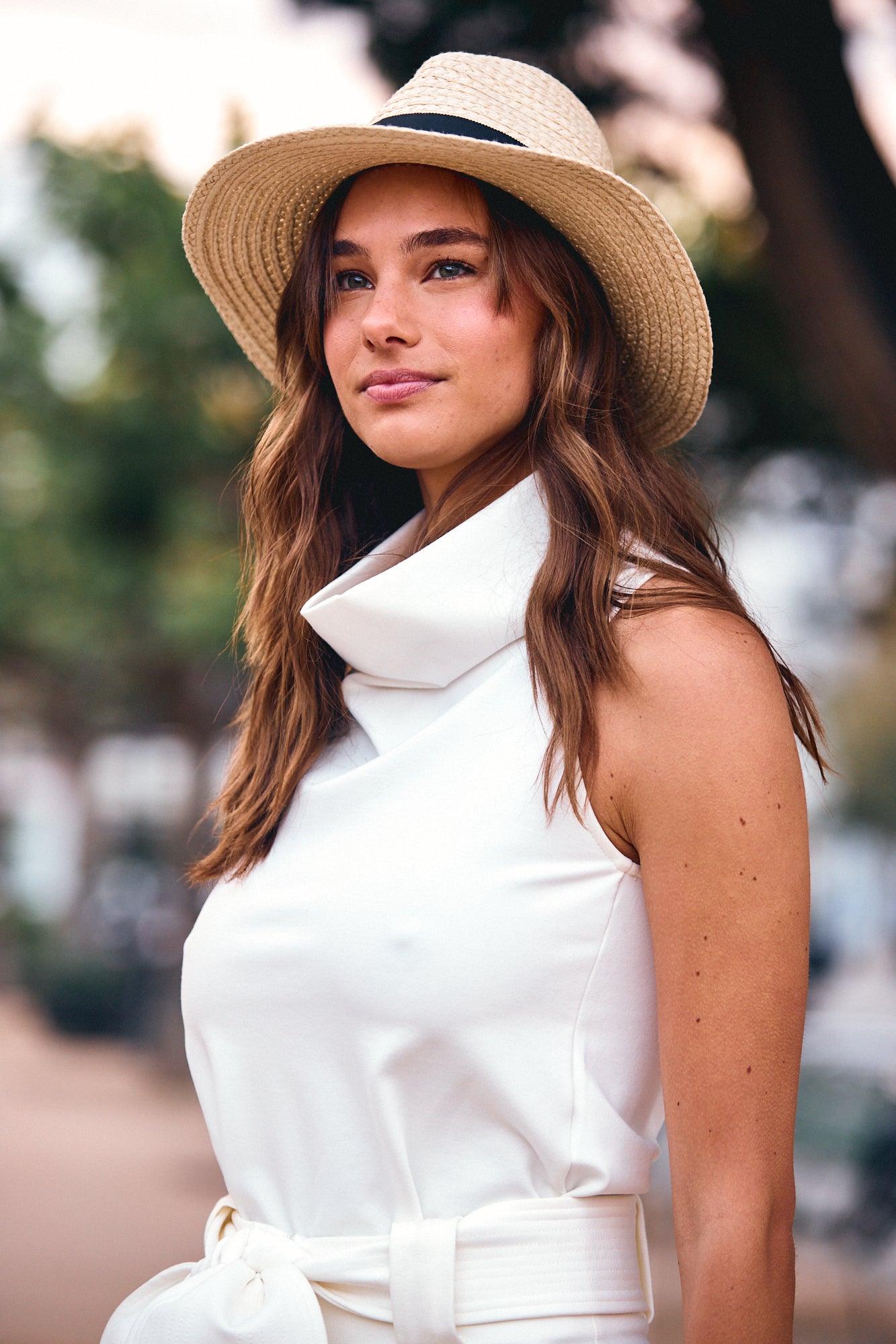 Natural Lilies Night Blouse