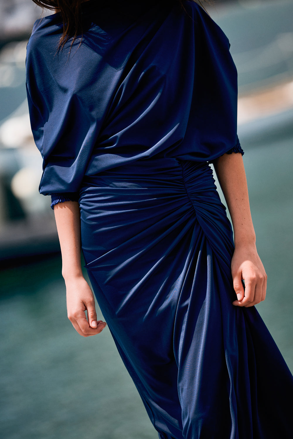 Monserrate navy dress