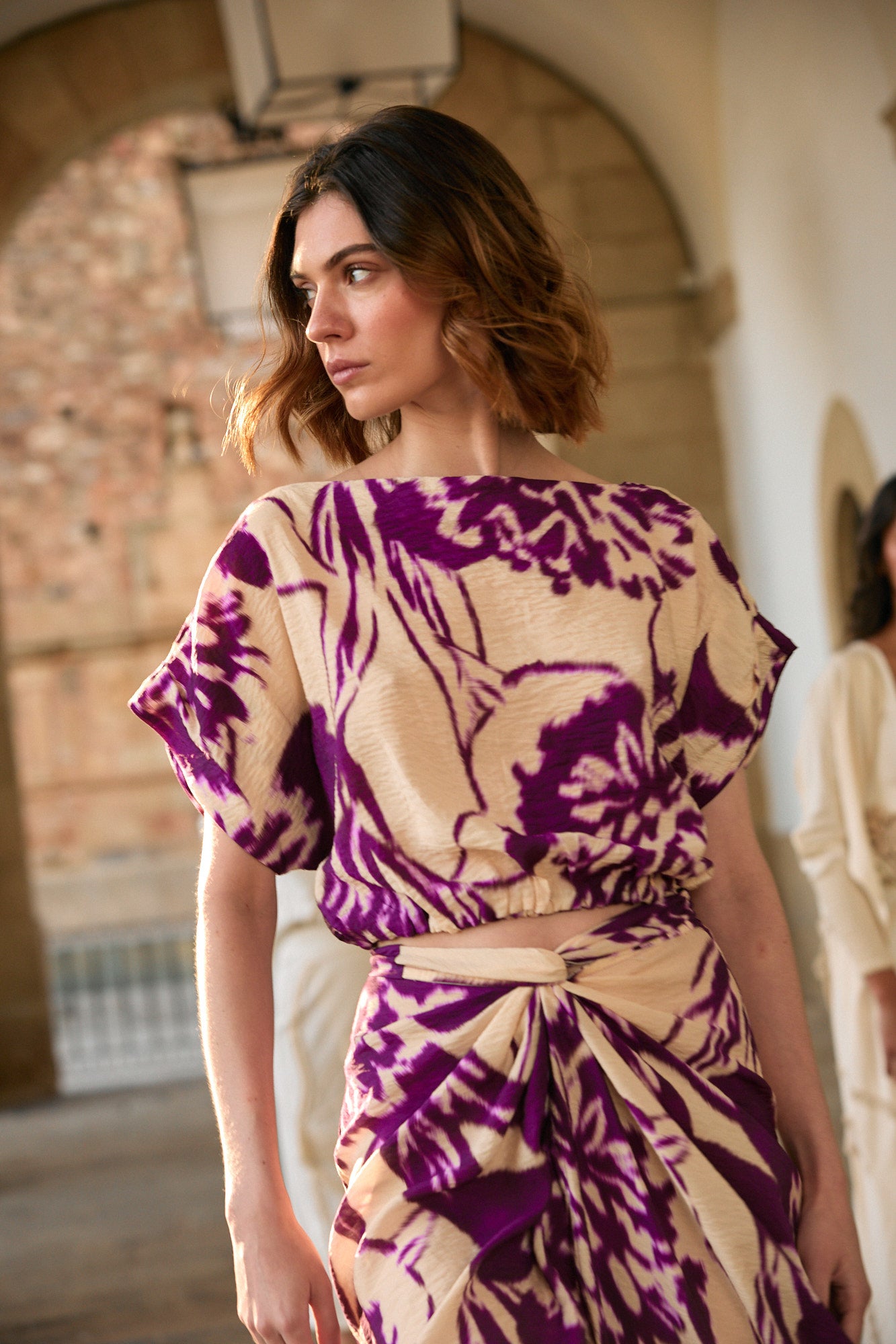 Blusa Genova magenta