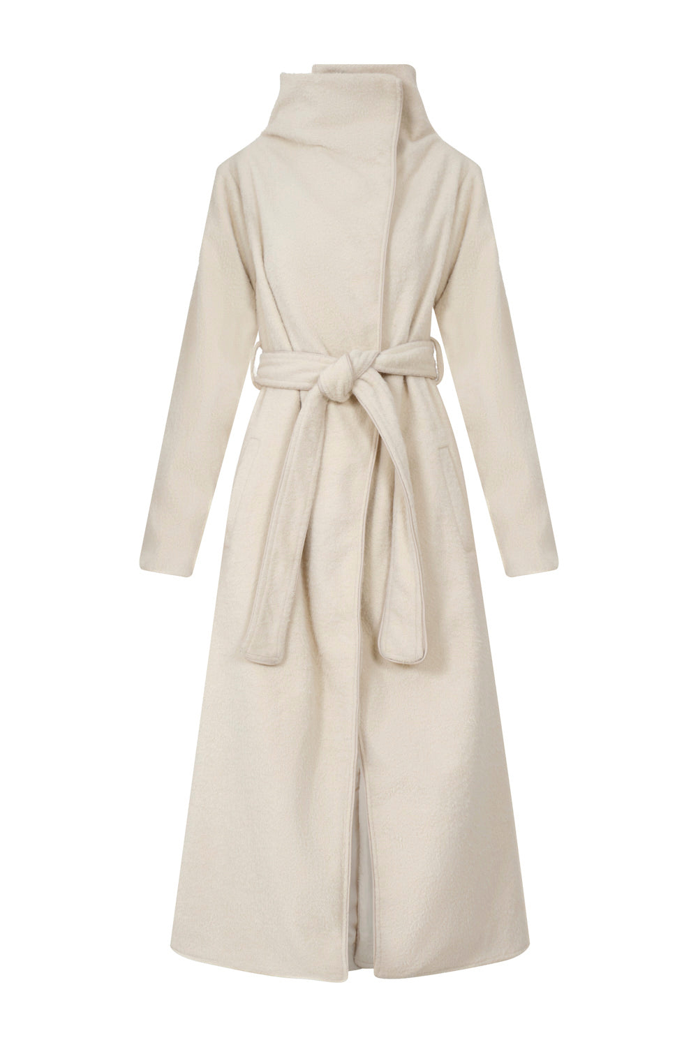 Abrigo peony noir crema