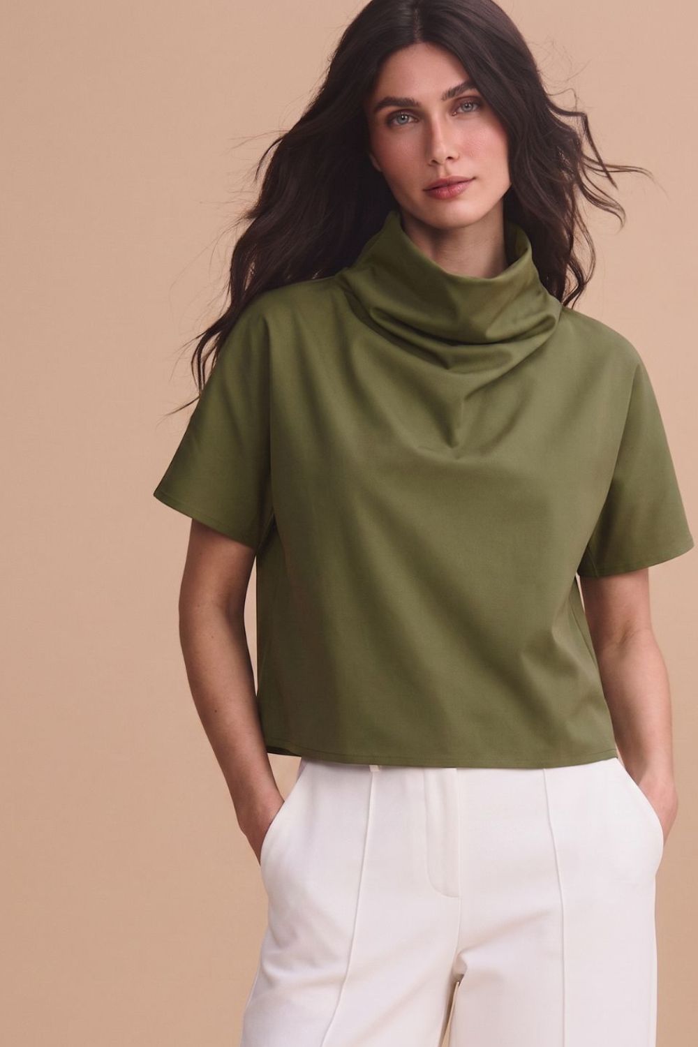 Blusa arden verde oliva