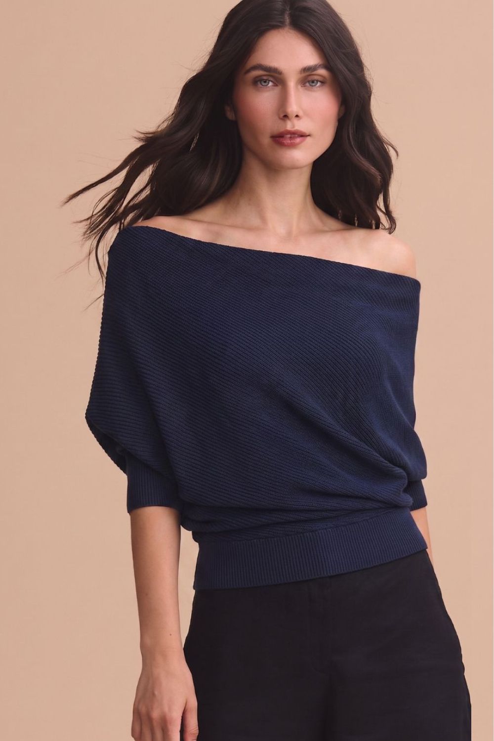 Blusa adelle azul navy