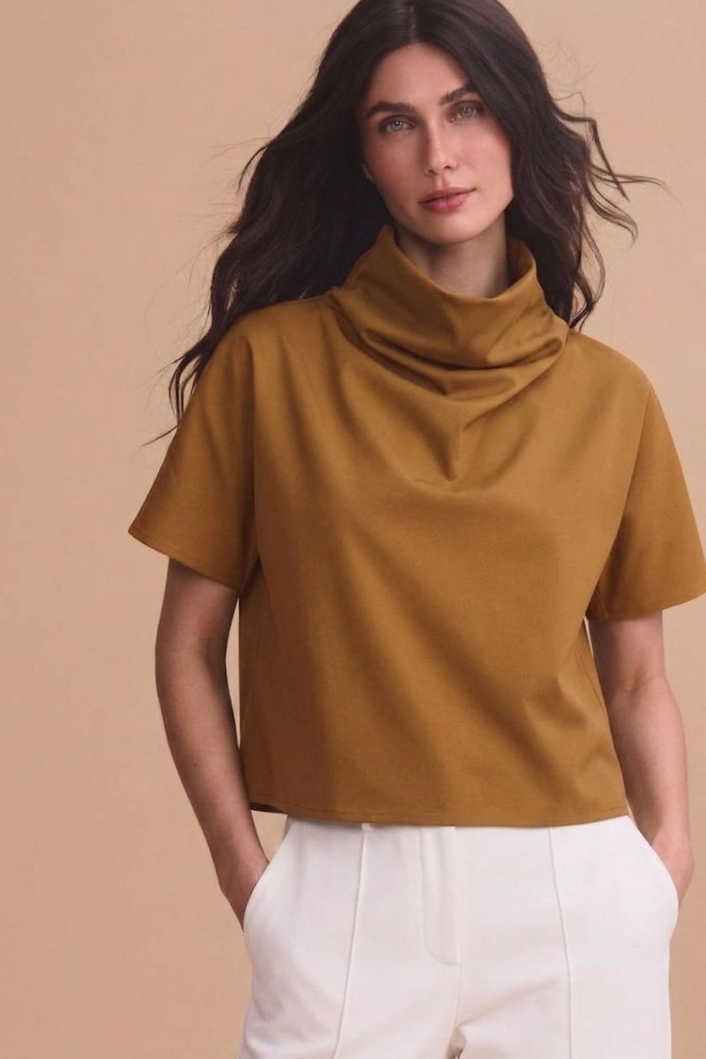 Blusa arden tabaco