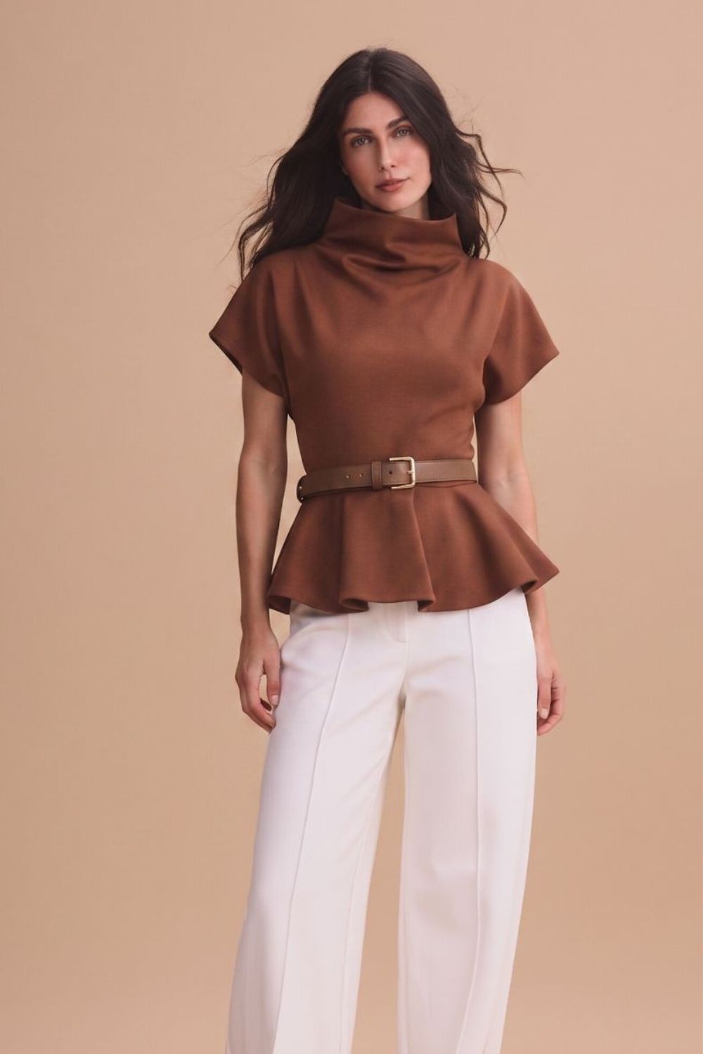 Chocolate mahogany blouse