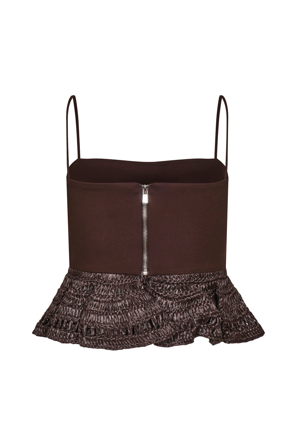 Crop top alba brown