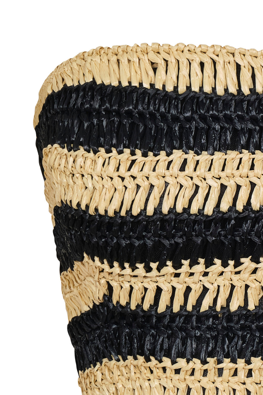Crop top memorias crema negro