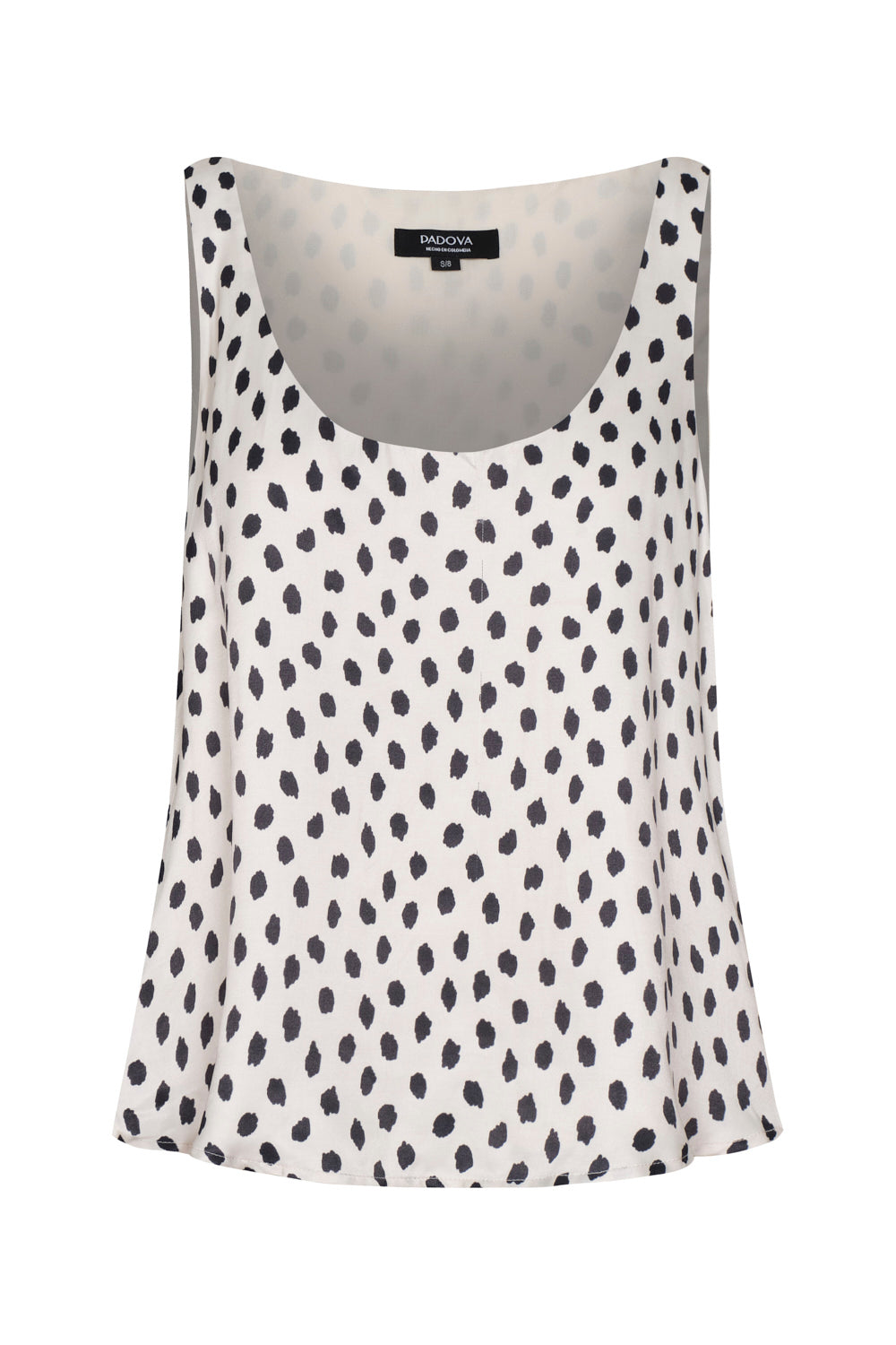 Blusa corsega ivory negro