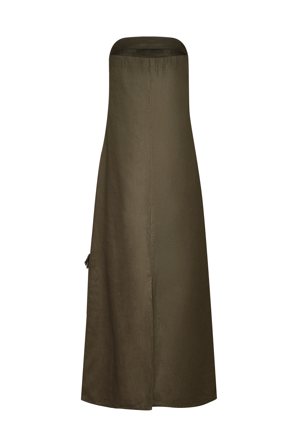 Vestido presagio verde oliva