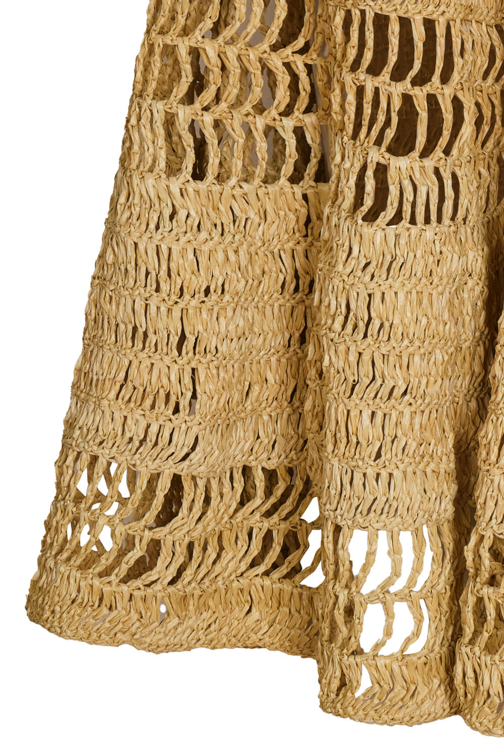 Falda Macondo crema, falda artesanal mujer