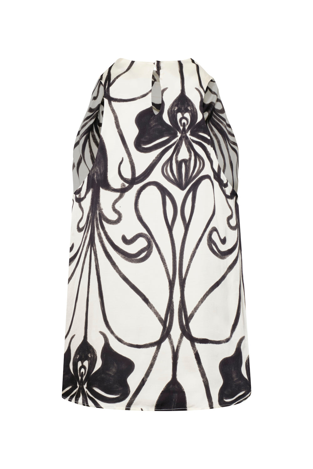 Blusa new duna ivory negro