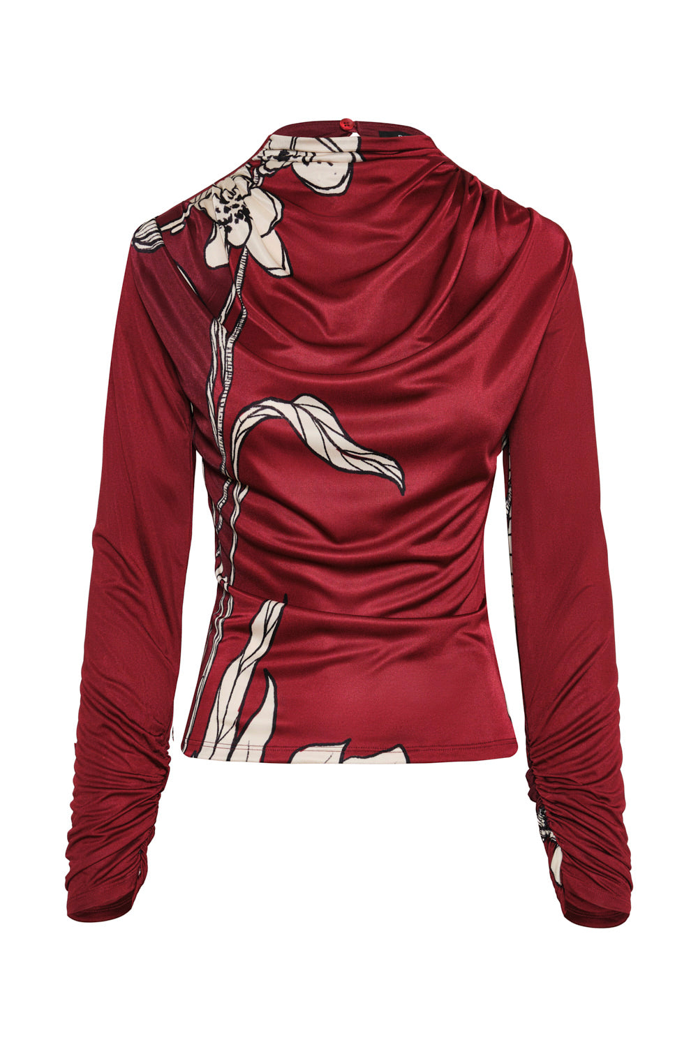 Blusa loto vinotinto