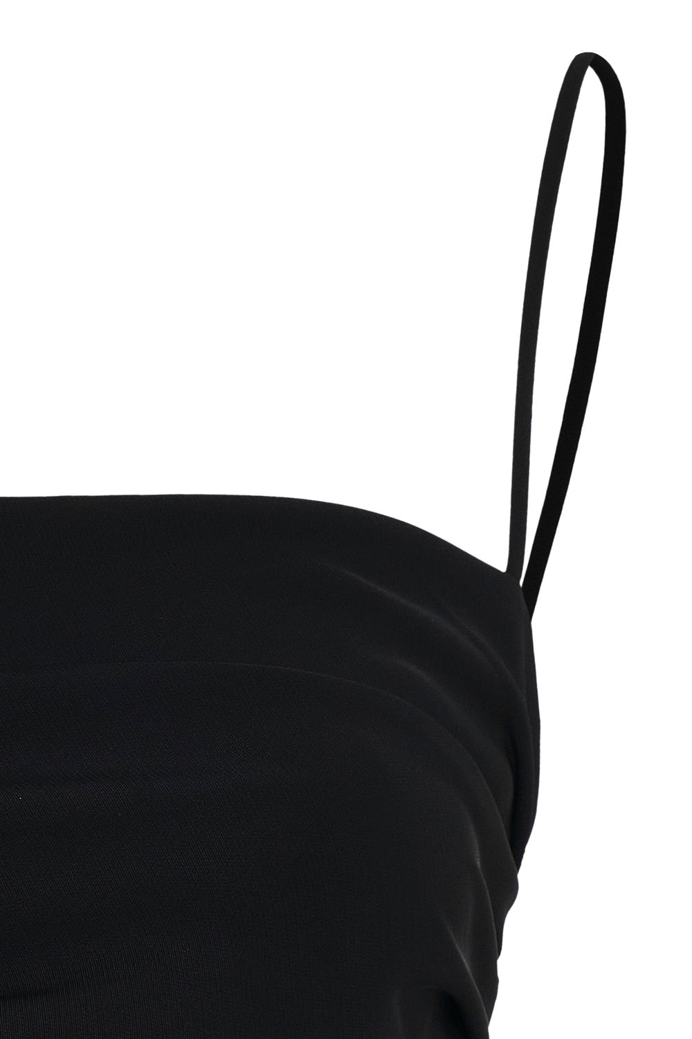 Crop top pearl negro