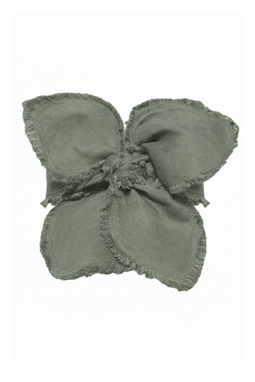 Cinturón orquidea mía Verde Oliva lino