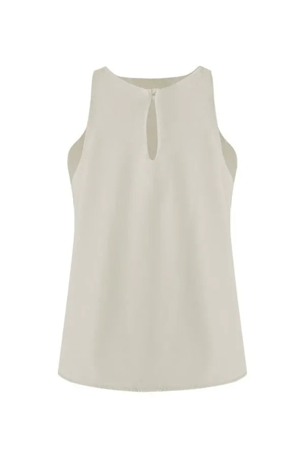 Blusa Euforia de lirios Marfil