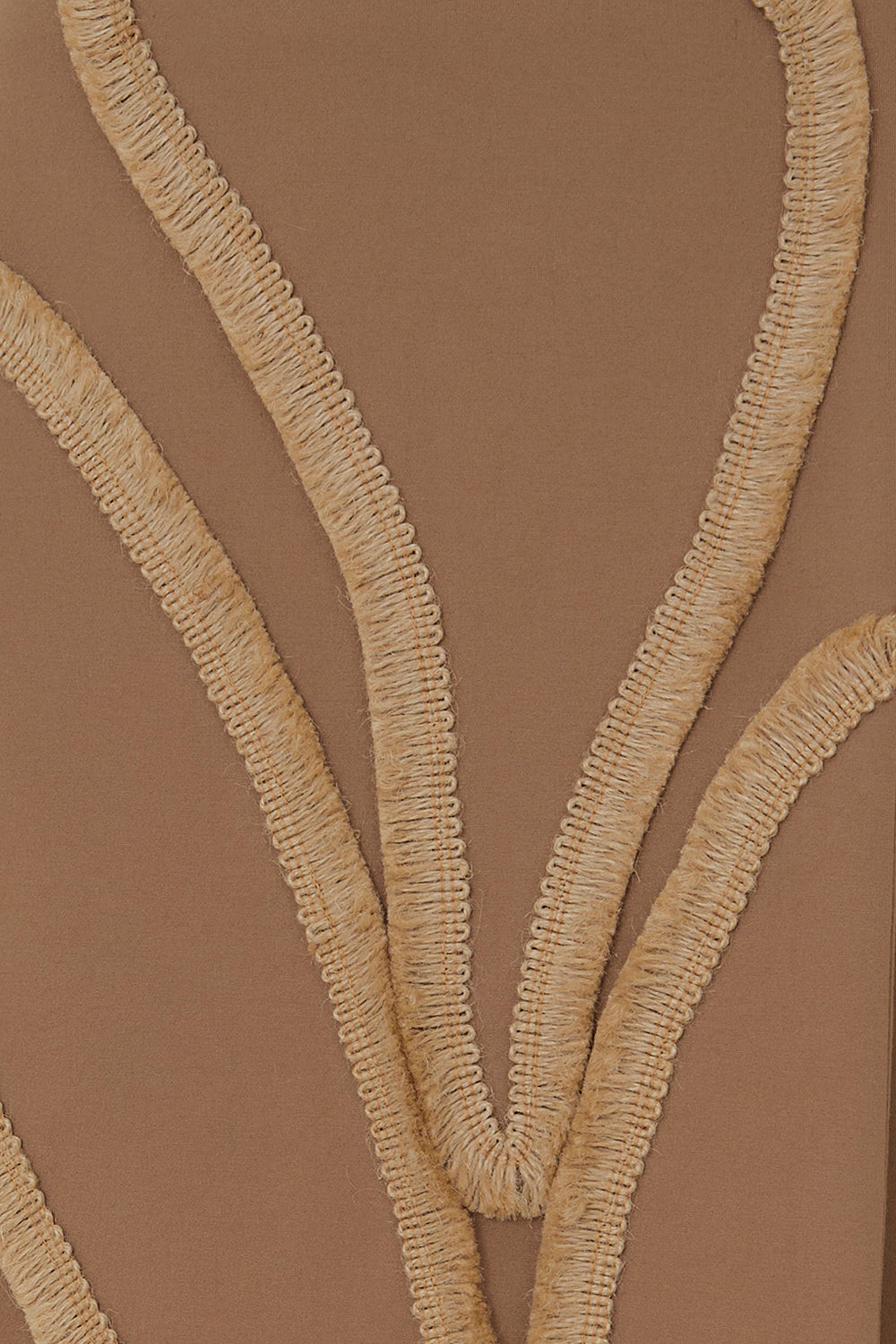 Falda Melodia bordado camel