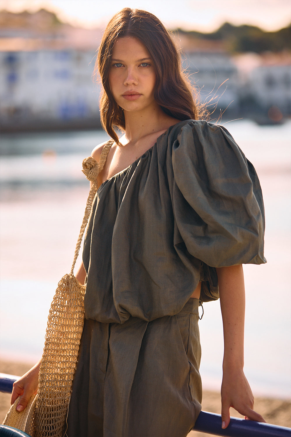 Crop top Arrecife Verde