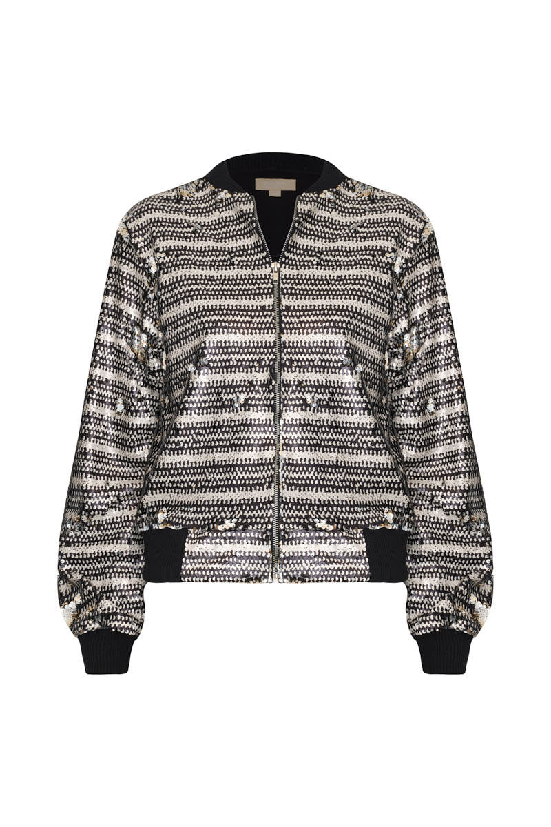 Chaqueta galeria ivory negro