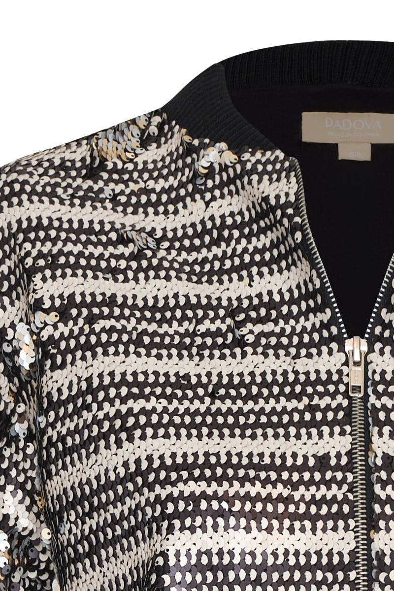 Chaqueta galeria ivory negro