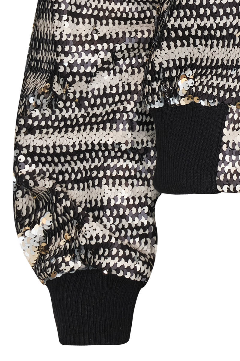 Chaqueta galeria ivory negro