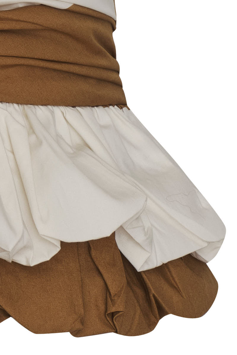 Crop top maia tabaco