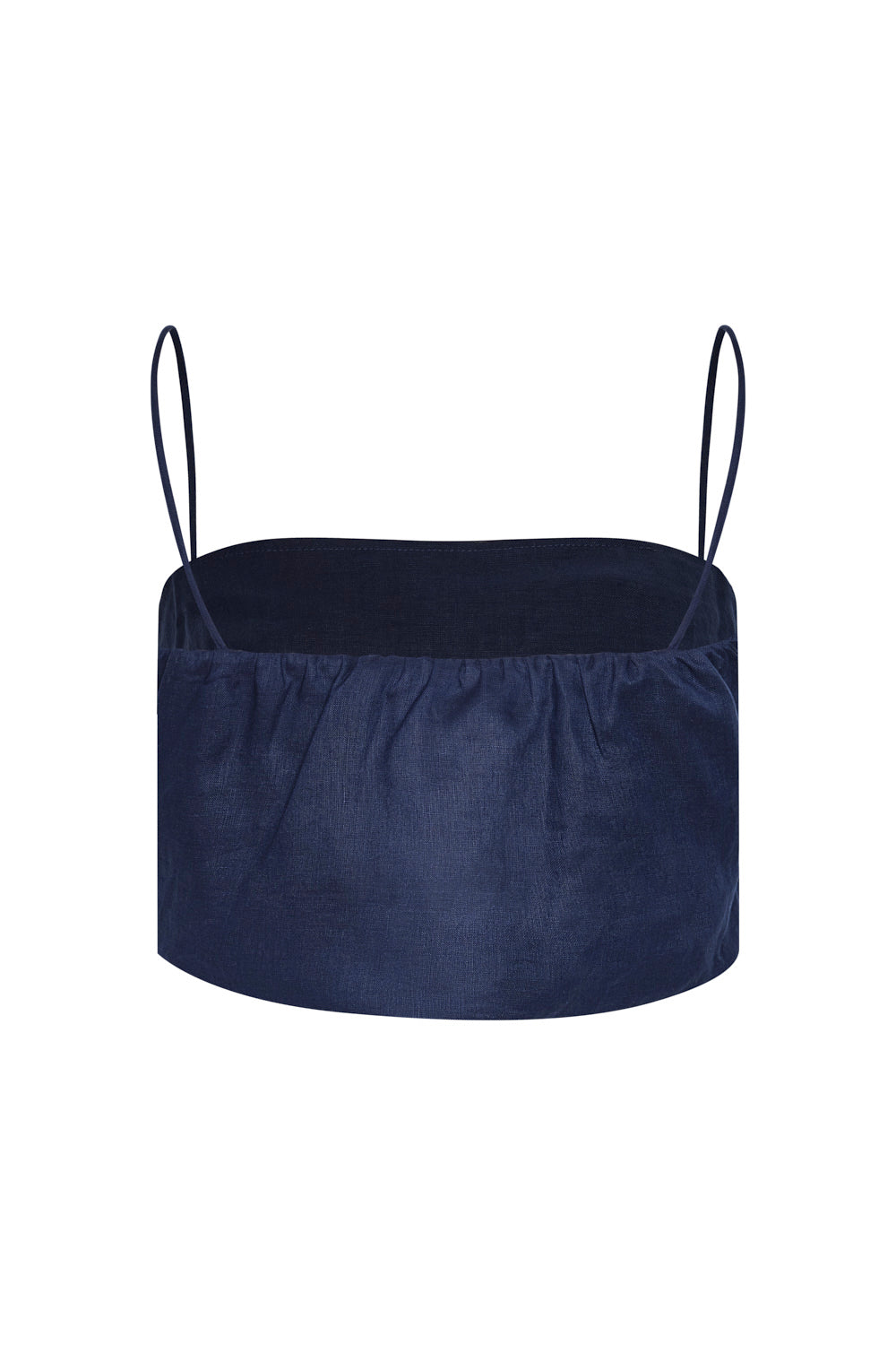 Crop top notre dame navy bordado