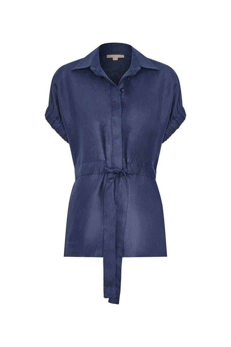 Camisa Dona milano azul navy