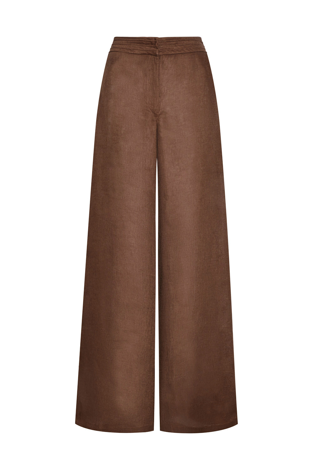 Pantalón burgos bordado coffee