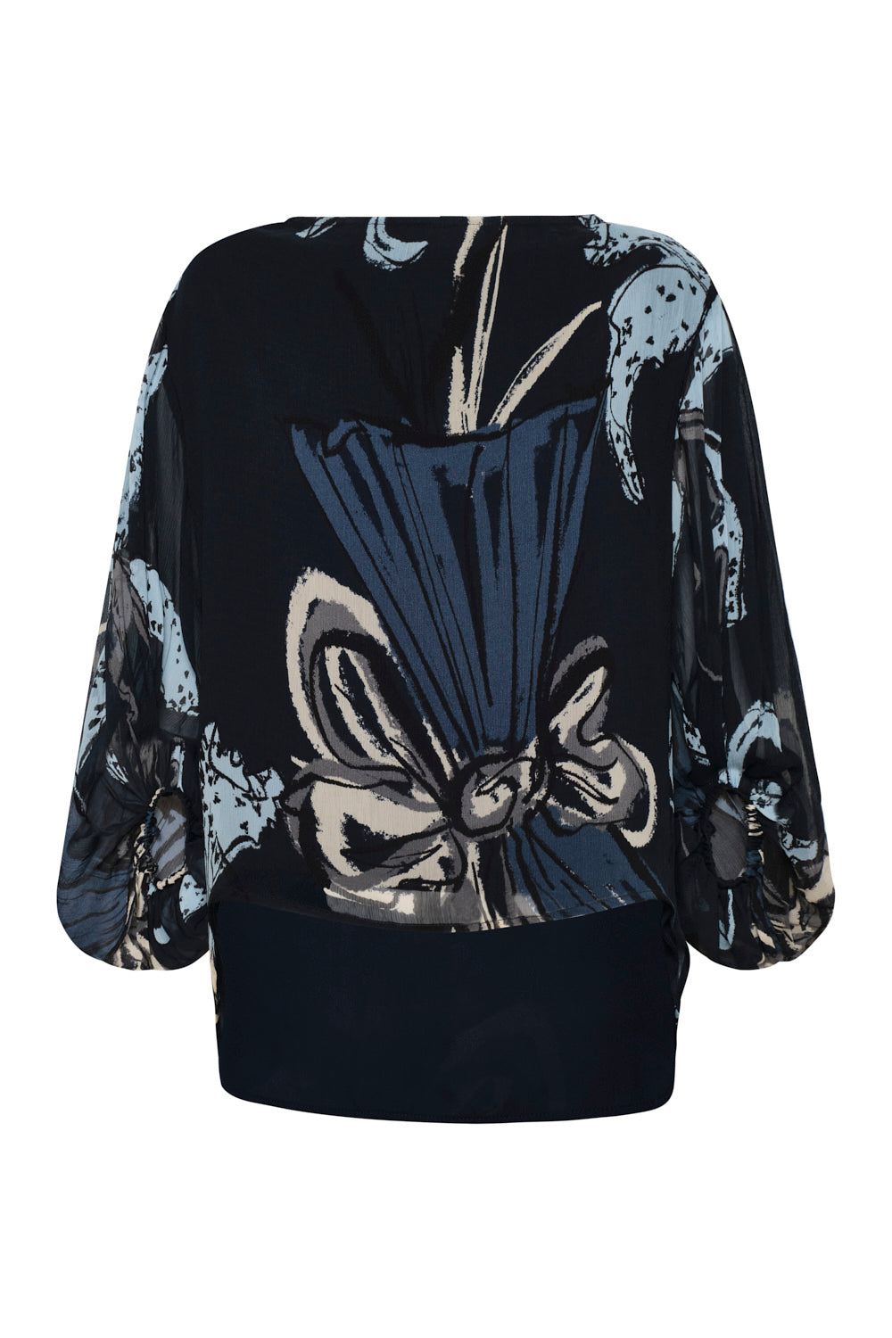 Blusa Julia azul navy