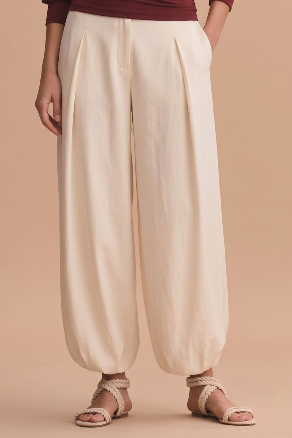 Pantalón marseille vainilla