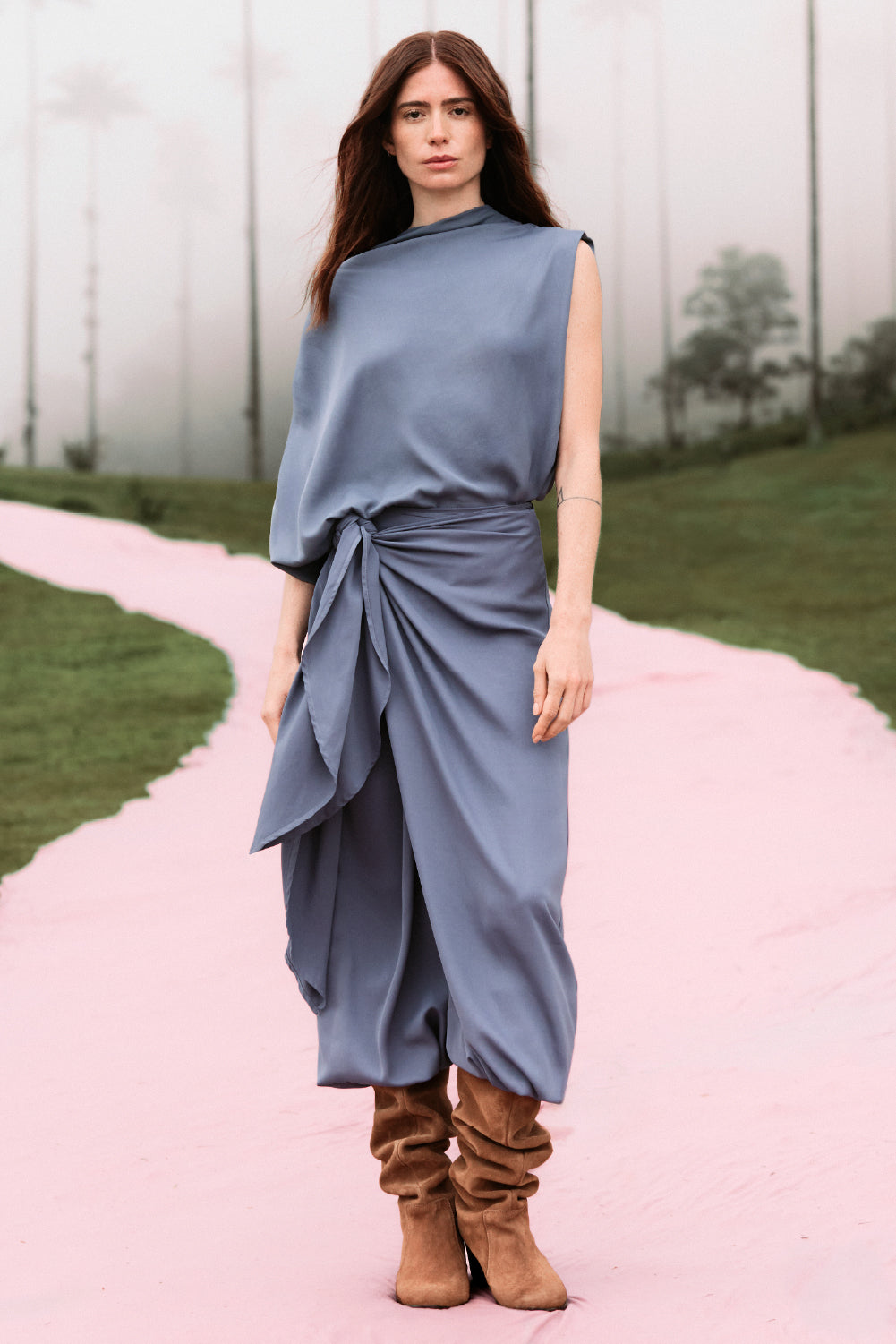 Pantalón valle dorado Zen blue