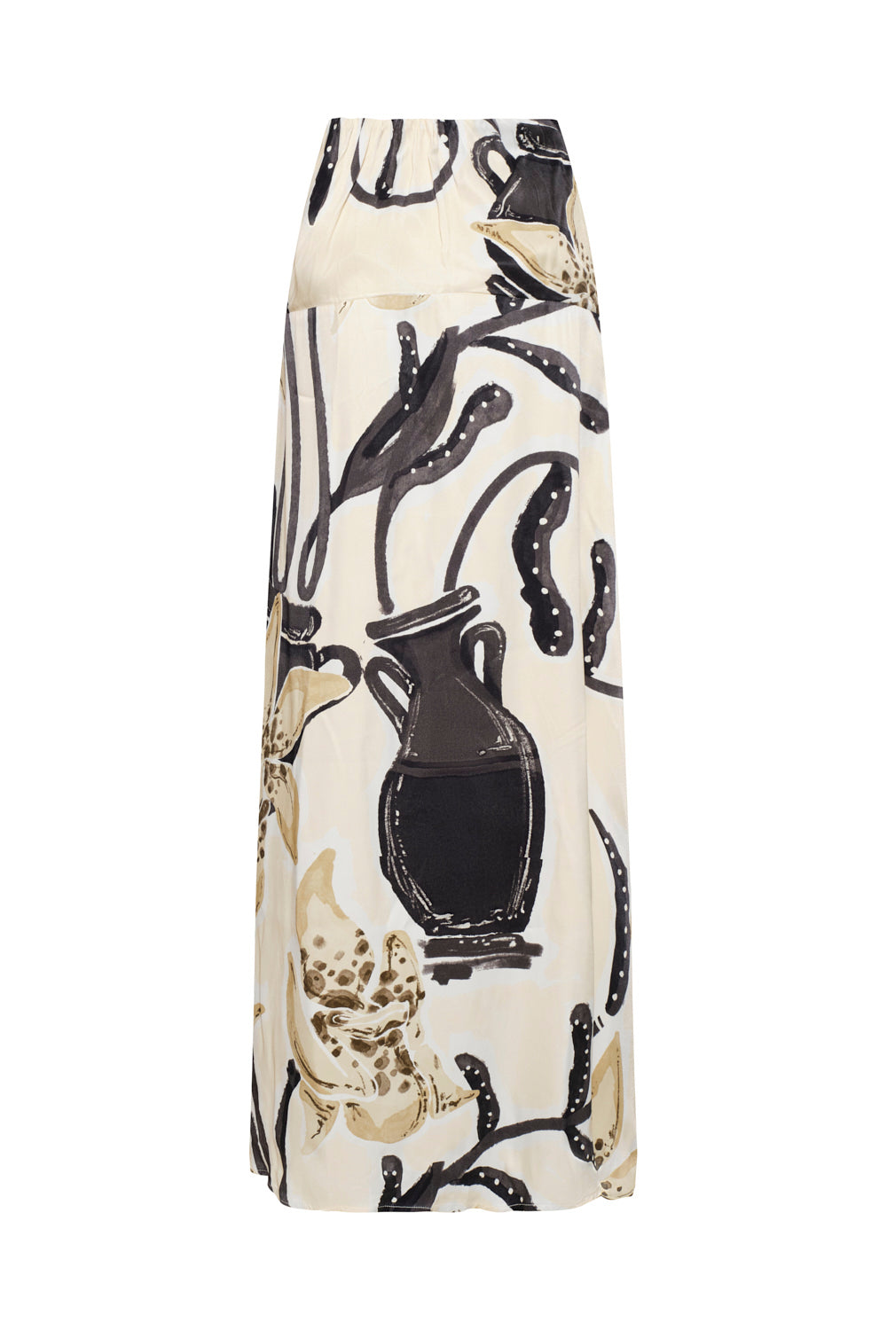 Falda soléne ivory negro