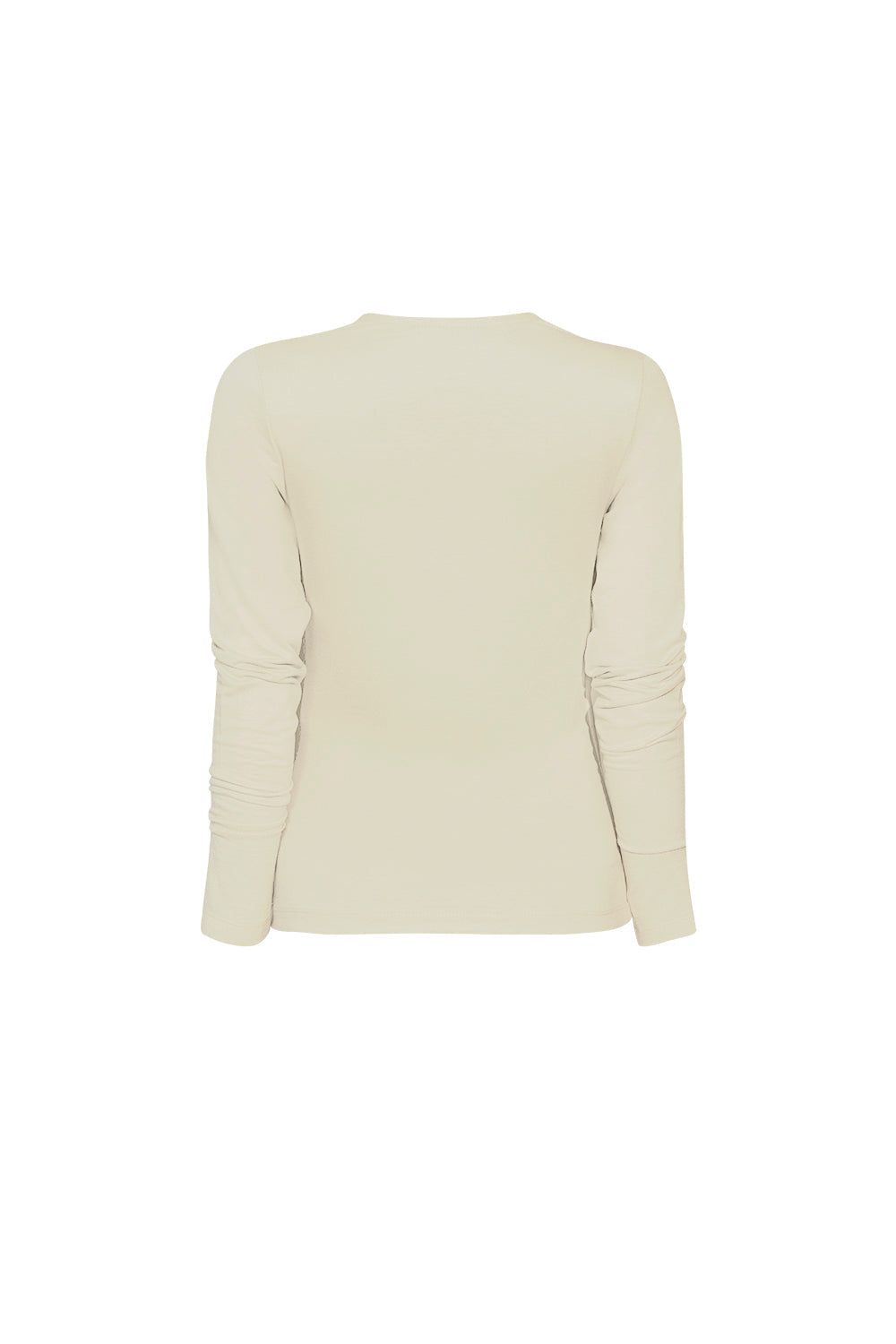 Beige Invisible Threads T-shirt