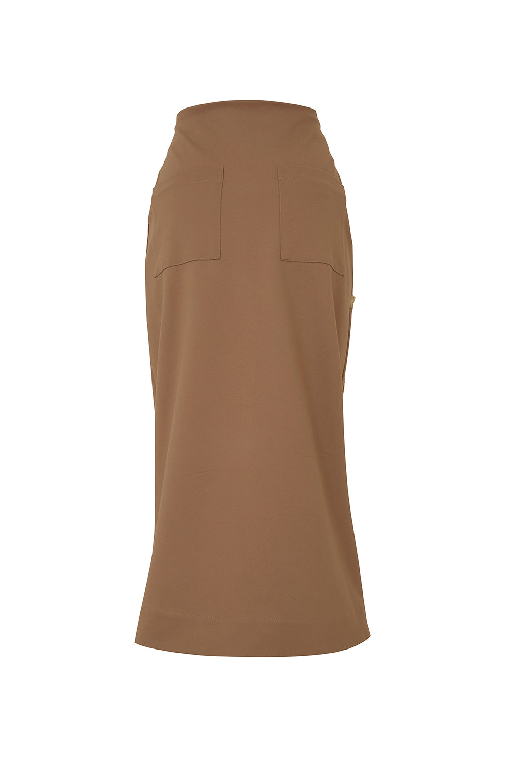 Falda Melodia bordado camel