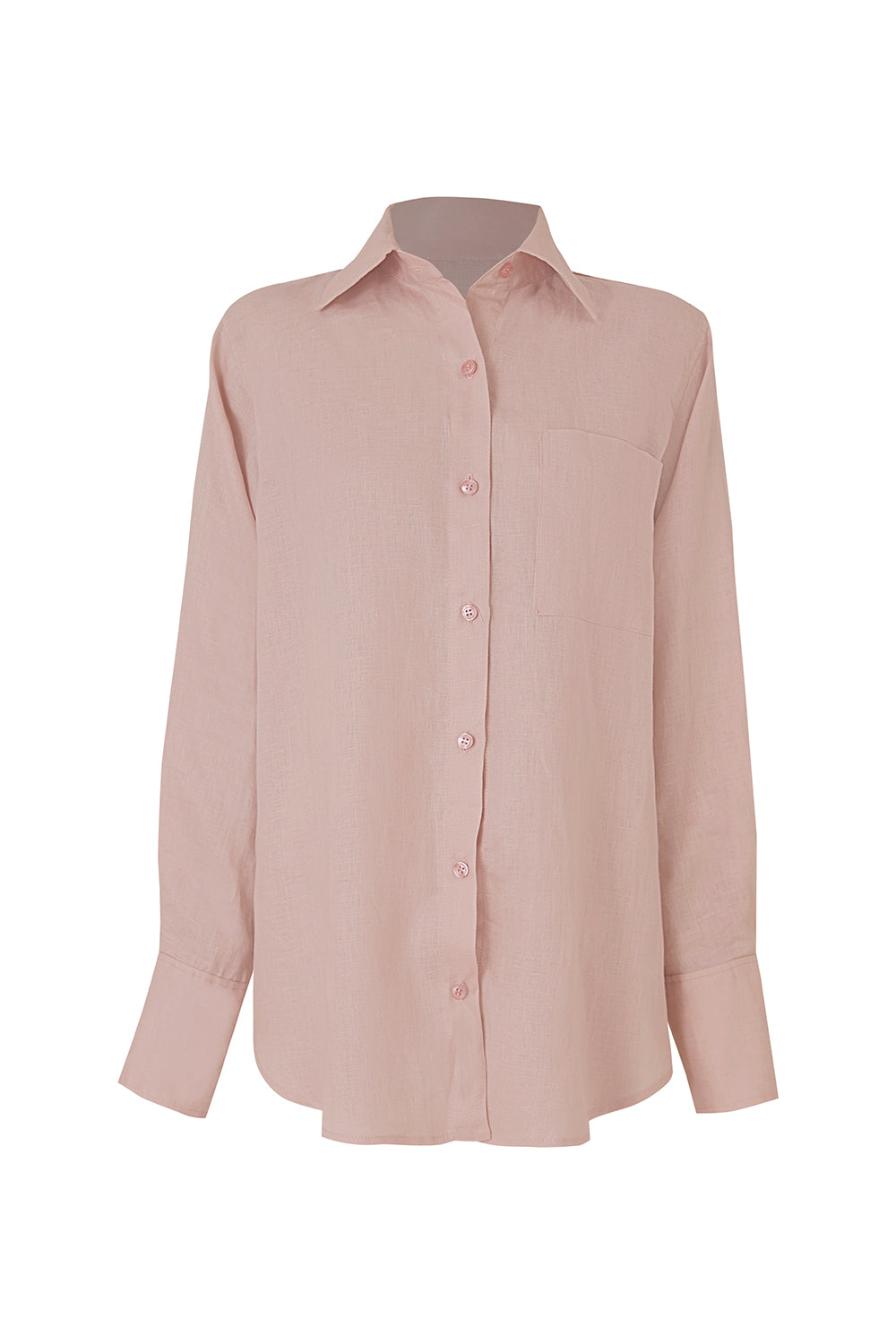 Camisa New Giorgina Rosa lino