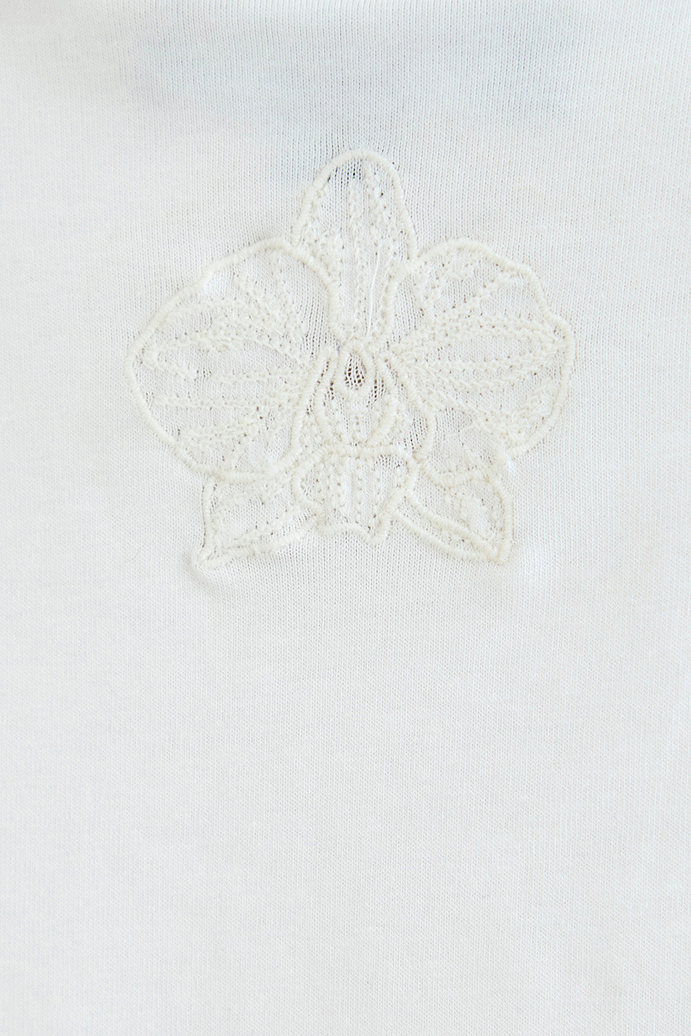Camiseta Maria natural con bordado