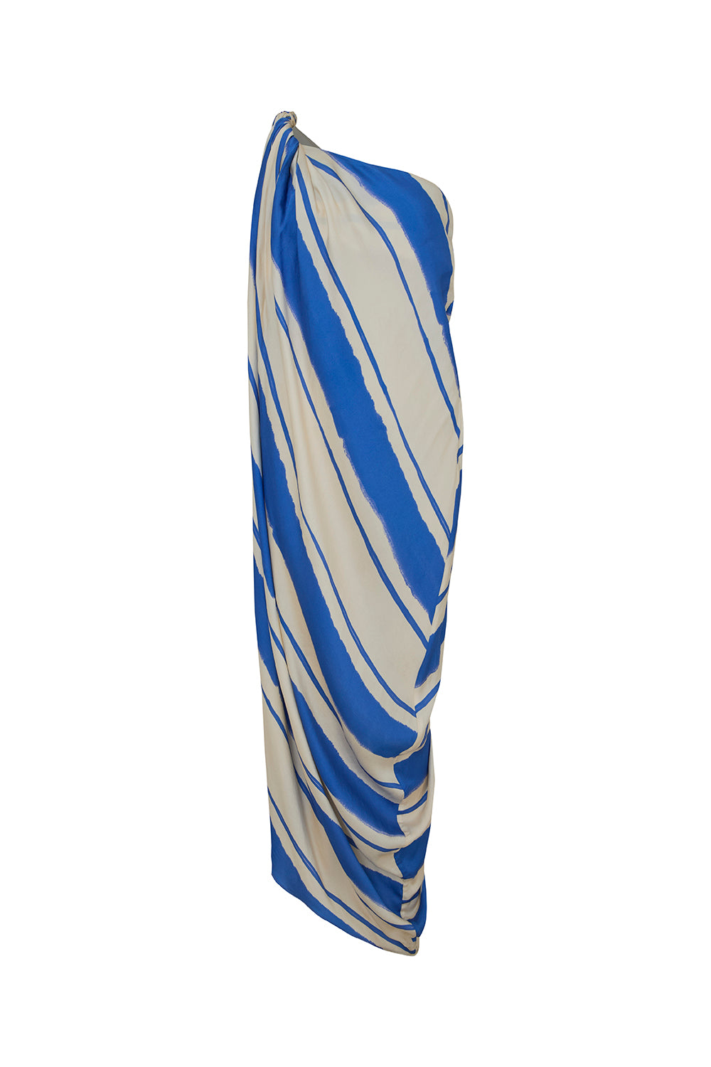 Vestido mare di seta azul ivory