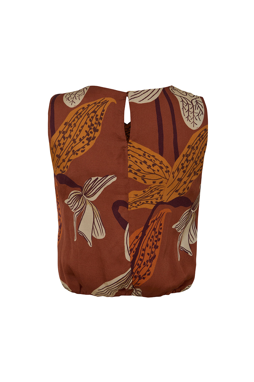 Crop top vereda terracota